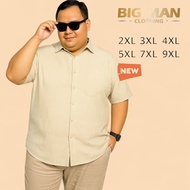 KEMEJA NEWEST Jumbo striped shirt xxxl xxxxl Striped shirt BIG size 9xl 7xl 5xl