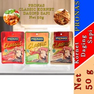 KORNET PRONAS - PRONAS CLASSIC KORNET - KORNET -  DAGING SAPI ORIGINAL - 50g