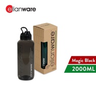 Elianware Tritan Large Capacity Water Bottle Sport Gym Big Botol Air BPA Free (2Ltr)