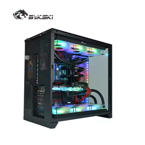 Bykski Water Cooling Kit with Pump 120mm Fan 360mm Radiator PC System G1/4'' Fitting Hose Tube Distr
