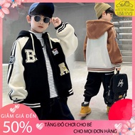 Boys' autumn-winterJacket, bomber jacket model B, autumn-winter shirt for men and women size 18-52kg