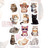 Cute Cat Stickers | Cute Series Cat Lovers Sticker | Waterproof | Laptop Stickers | Sticker Binder