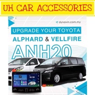 DYNAVIN TOYOTA VELLFIRE ALPHARD ANH20 2008-2014 2K 4G 8+128 ANDROID PLAYER