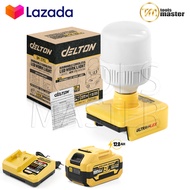 DELTON ไฟ หลอดไฟ LED 12W หลอดไฟดิมเมอร์ หรี่แสงไฟได้ Dimmer Cordless LED Work Light ไฟทำงาน ไฟไร้สาย