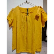 [Preloved] Yellow Blouse