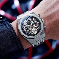 German Deconstruction Style Hollow Automatic Mechanical Watch Royal Men's Watch Waterproof Unique Lu