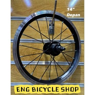 RIM bicycle size 14" size rim 14" depan belakang (rim ALLOY)y