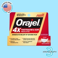 Orajel 4X Strength Toothache & Gum Relief Cream, 0.33 Oz PACKAGING MAY VARY