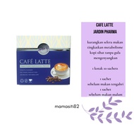 Cafe latte Jardin Pharma kopi kurus tanpa gula fibre protein  arabic gum bakar lemak