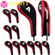 BARRY1 Golf Iron Headcover Wedge cover Durable 12Pcs Golf Iron Covers Set Protective Cover Training 