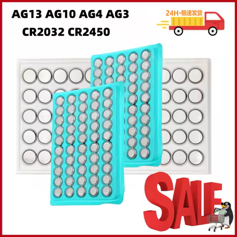 1.55V AG13 LR44 Button Battery AG10 AG4 AG3 LR1130 LR41 377 LR626 Alkaline Battery Pila Cell Coin Wa