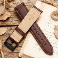 22/24mm Quick Release Genuine Leather Watch Strap for Fos Machine Townsman FS5061 FS5237 ME3052 ME30