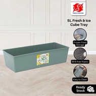 Twins Dolphin 5L Fresh & Ice Cube Tray / Frozen Storage GH5132 Plastic Tray Ice Container Freezer