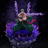 [Quick Shipment] Ready Stock One Piece One Piece GK Statue Three Swords Sauron Doll Roronoa Zoro Wano Country Ghost Island Purgatory Demon Slayer Figure Ornaments Boxed