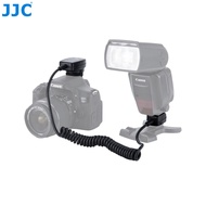 JJC 1.3M TTL Tắt Máy Ảnh DSLR Dây Đèn Flash Đồng Bộ Hóa Giày Nóng Cáp Từ Xa Cáp Lấy Nét Nhẹ Cho Cano