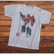 Tshirt Baju Transformers Optimus Prime Japan