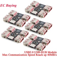 1-5Pcs USBHUB USB2.0 4-port Controller Expansion Module USB 2.0 to 4 Channel Way Splitter USB-HUB Ty