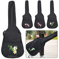 Guitar Case 31-41 Inch Classic Acoustic Guitar Bag Flower Color Series Waterproof Backpack