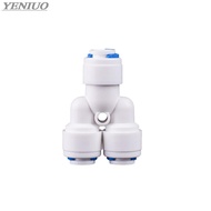 [Hot K] 1/4" 3/8" Push Fitting Type Y quick connection RO Water Connector Aquarium Water Filter Reverse Osmosis System