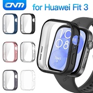 Huawei Watch Fit 3 case Protective shell huawei watch Fit 3 case protective case 360° all-round screen protector Huawei Watch Fit 3 screen protector