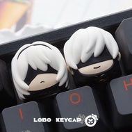 Neil: Mechanical Era 2B 9S Game Animation Peripheral Mechanical Keyboard Keycap