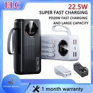 60000mAh Power Bank 22.5W Super Fast Charging Battery High Capacity Digital Display Power Bank