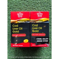 Seven Seas Cod Liver Oil Gold & Seven Seas Multi-vitamin Syrup with Cod Liver Oil [VERY FRAGILE GLAS
