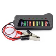 ‘；。【； 12V Car Battery Tester Digital Alternator Tester 6 LED Lights Display Mini Car Diagnostic Tool Auto Battery Tester For Car