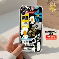 SAMSUNG M14 CASE - Latest SAMSUNG M14 Casing 2024 AERO STORE [MOTIF 32] Silicone - Case SAMSUNG M14h