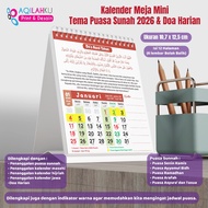 Kalender Meja Tema Puasa Sunah 2026 & Doa Harian