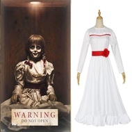 annabelle costume annabelle cosplay annabelle costume for kids Halloween Costume Ghost Doll Dress Wi