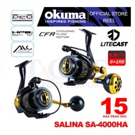 Okuma Salina SA-4000HA Spinning Fishing Reel Max Drag 15kg Saltwater Fishing Reel