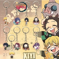 Q Version Demon Charm Blade Acrylic Keychain Department Anime Peripheral School Bag Pendant