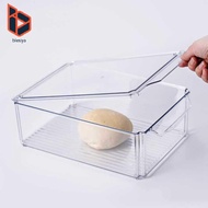 blesiya Bread Dough Proofing Box Pizza Dough Tray Fruit 12 x 8inch Bakery Dough Ball Proofing Contai