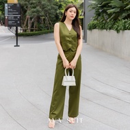 [Chercloset] Cher Ava Suit ชุดเซต งานเสื้อกางเกง สไตล์สาวสวยเรียบหรู