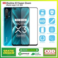 Tempered Glass Full Realme X3 SuperZoom Anti Gores Kaca Clear