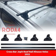Cross bar Crossbar Clamp Roof Rail Car All New Veloz 2021 2022