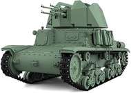 Unpainted 1/76 20mm WarGamingMilitary Model Kit Italy M42 Self-Propelled Gun