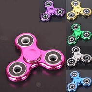 [Ready Stock] Creative Decompression Fidget Spinner Children's Finger Alloy Metal Finger Spinner Col