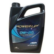 PETROL ENGINE OIL - Power Up Muscle Tech Fully Synthetic 0W-20 MAS Formula ENGINE OIL【4L】(Ready Stoc