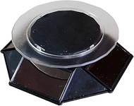 Platz PMM-12bk Solar Turntable 120, Black, W 5.7 x D 6.2 x H 1.5 inches (145 x 157 x 37 mm), Rotatin