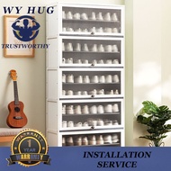WY HUG Shoe Cabinet Home Shoe Cabinet 2024 New Flip Door Shoe Rack Cabinet