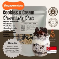 Premix Overnight Oats 80g (COOKIES & CREAM) Healthy Breakfast Oats Healthy Lifestyle