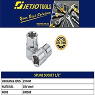 Socket 29mm JETJO TOOLS 200583 / Spline Socket 1/2" LAKONI PRO