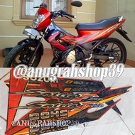 STRIPING SATRIA FU F150 2008 LIS STIKER POLET FU 2008 CKD F150 2008 CKD FU 2008 DOHC