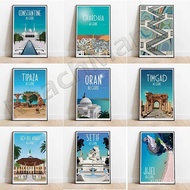 Algeria Tourist Attractions Posters