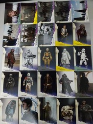 美國 科幻太空電影 星球大戰 電影角色 閃卡  相片咭玩具 遊戲收藏品 USA movie star wars Topps card collection 🌏 Stormtroopers Han Solo P4T-GM Pilot