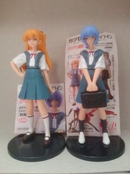 中古 扭蛋 新世紀福音戰士 Evangelion 明日香 綾波麗 1 pair
