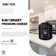 HETCH 9-in-1 Smart MultiCook Pressure Cooker &amp; Rice Cooker (1000W/6L) PSC-1610-HC