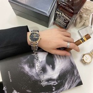 jam tangan lelaki original 100% jam tangan lelaki Lelaki perniagaan tonton dua kalendar emas kuarza kalis air bercahaya personaliti retro temperament trend jam tangan fesyen
